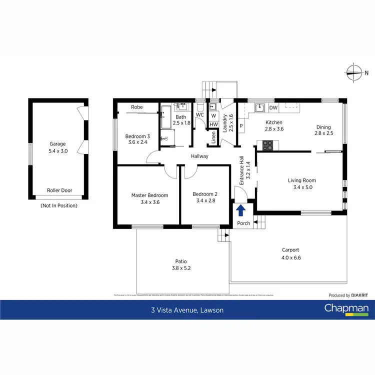 Floorplan of Homely house listing, 3 Vista Avenue, Lawson NSW 2783