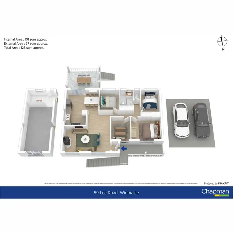 Floorplan of Homely house listing, 59 Lee Road, Winmalee NSW 2777