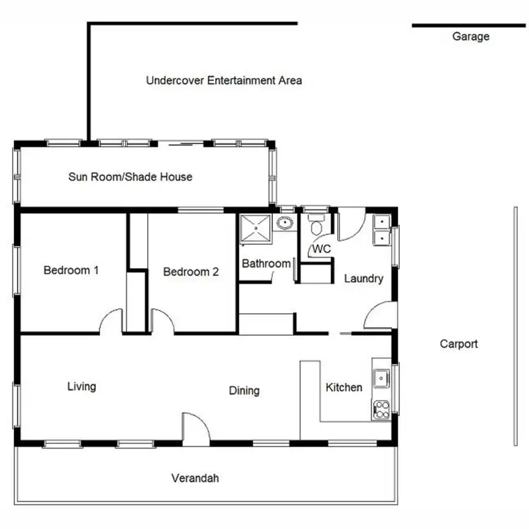 Floorplan of Homely house listing, 16 Cummins Street, Port Augusta SA 5700