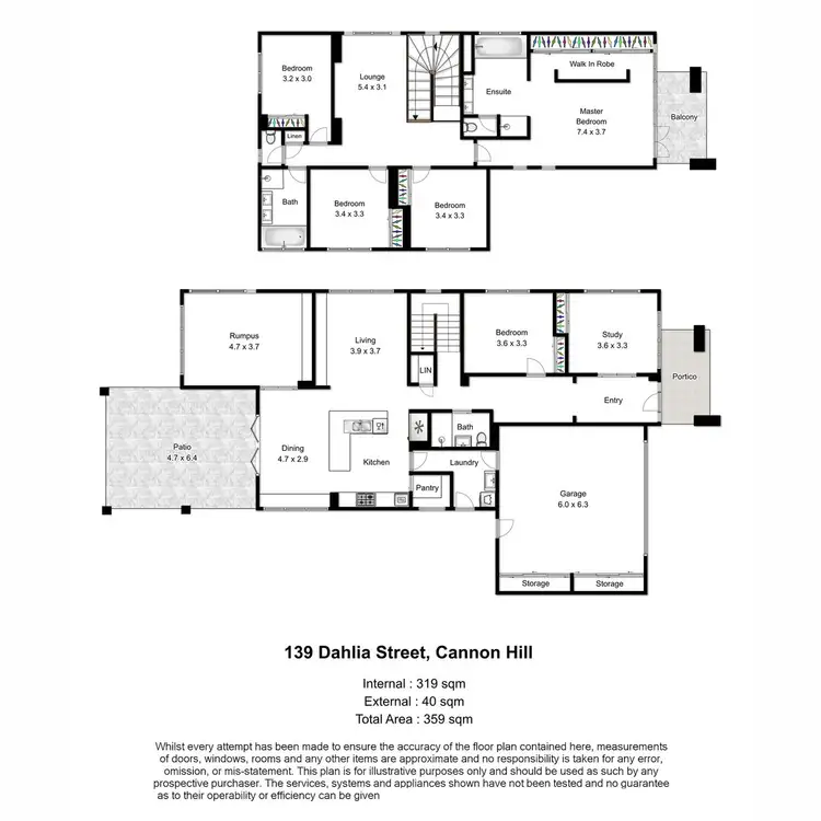 Floorplan of Homely house listing, 139 Dahlia Street, Cannon Hill QLD 4170