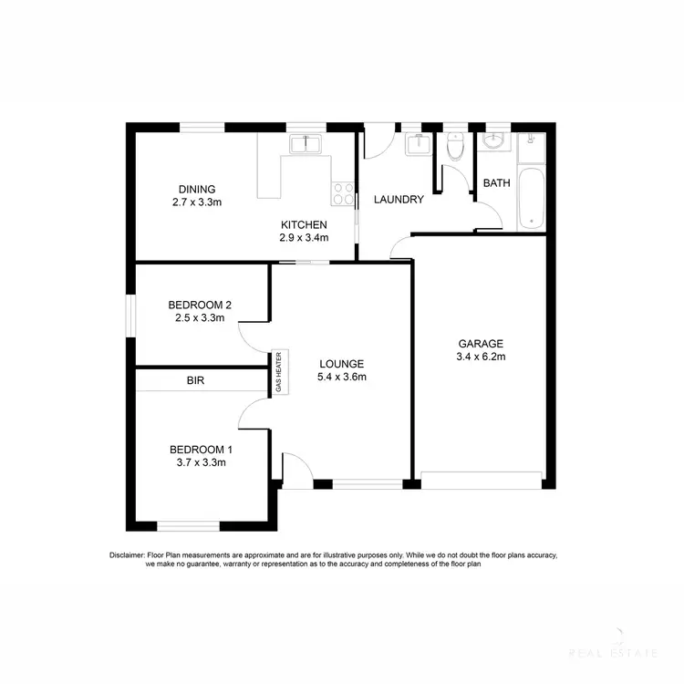 Floorplan of Homely unit listing, 9/48 Lake Terrace East, Mount Gambier SA 5290