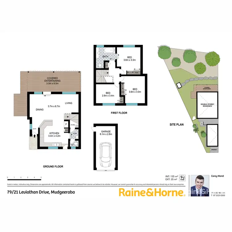 Floorplan of Homely townhouse listing, 79/21 Leviathan Drive, Mudgeeraba QLD 4213