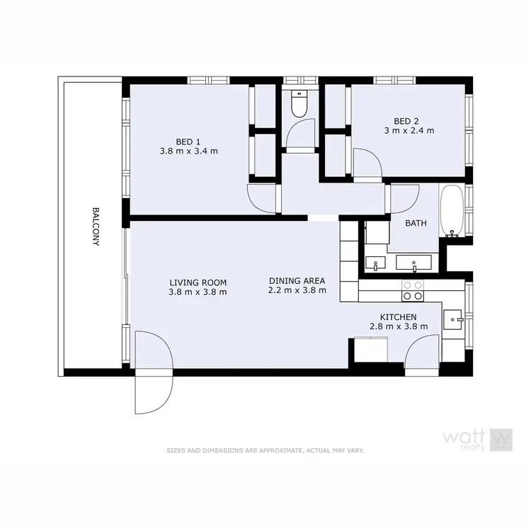 Floorplan of Homely apartment listing, 4/28 Newby Street, Nundah QLD 4012