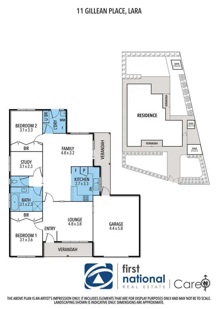 Floorplan of Homely house listing, 11 Gillean Place, Lara VIC 3212