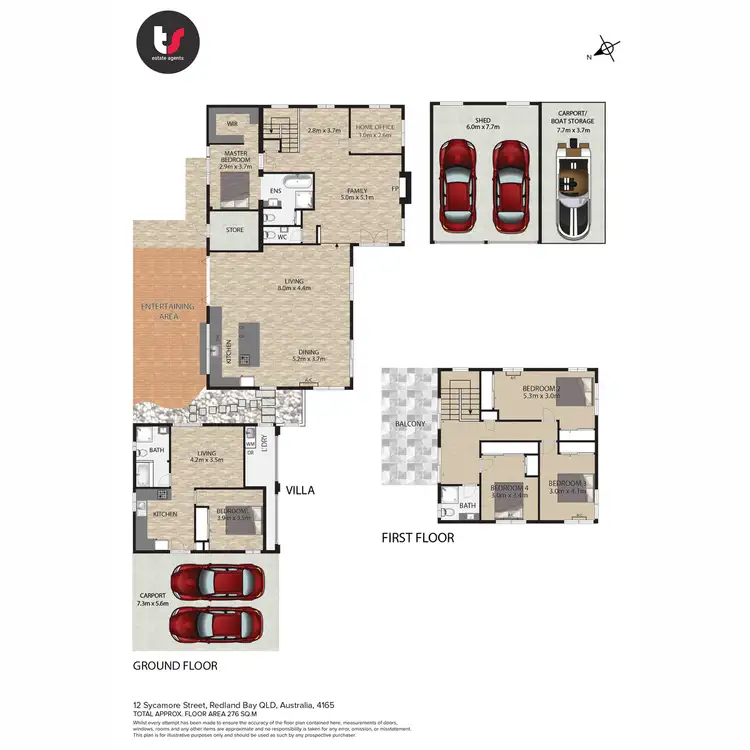 Floorplan of Homely house listing, 12 Sycamore Street, Redland Bay QLD 4165
