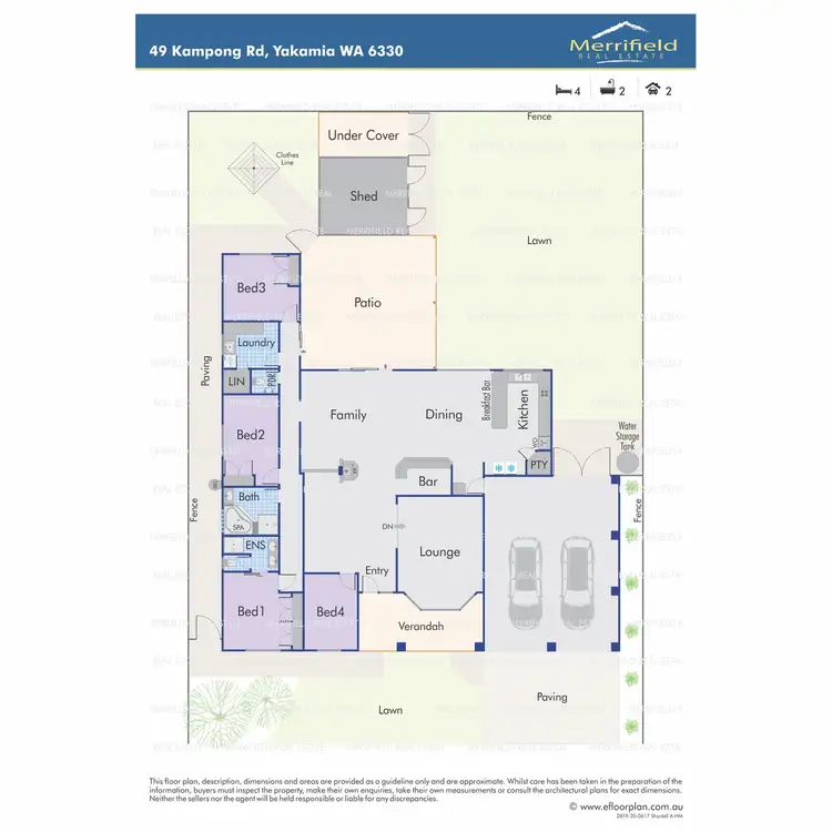 Floorplan of Homely house listing, 49 Kampong Road, Yakamia WA 6330