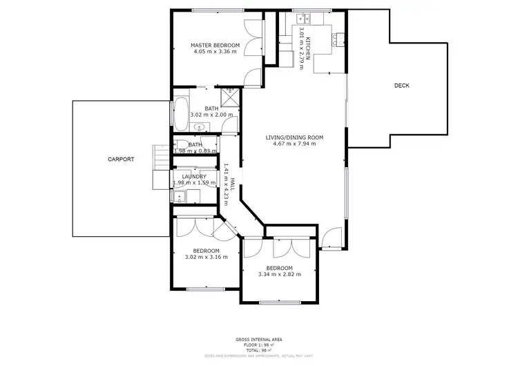 Floorplan of Homely house listing, 2 Alice Place, Brighton TAS 7030