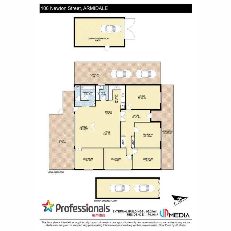 Floorplan of Homely house listing, 106 Newton Street, Armidale NSW 2350