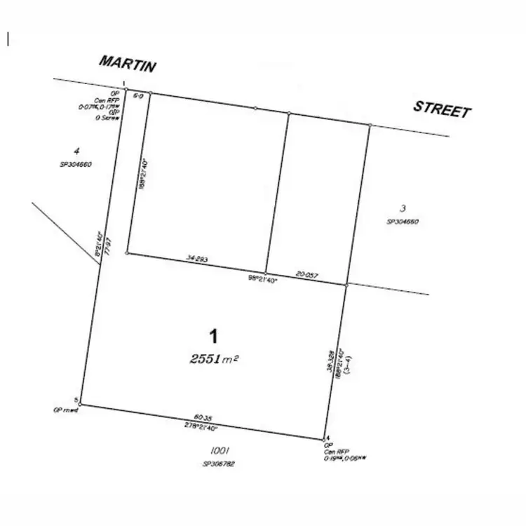 Floorplan of Homely land listing, 50 Martin Street, Pialba QLD 4655