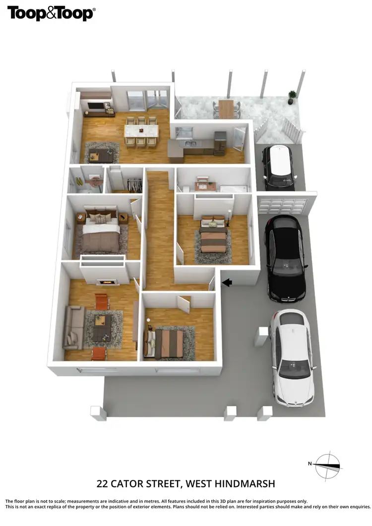 Floorplan of Homely house listing, 22 Cator Street, West Hindmarsh SA 5007