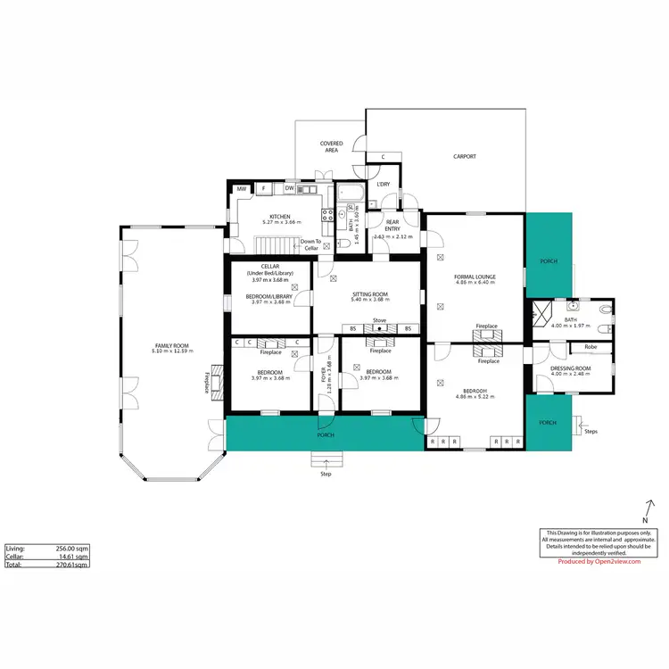 Floorplan of Homely rural property listing, 44 Cherryville Road, Cherryville SA 5134