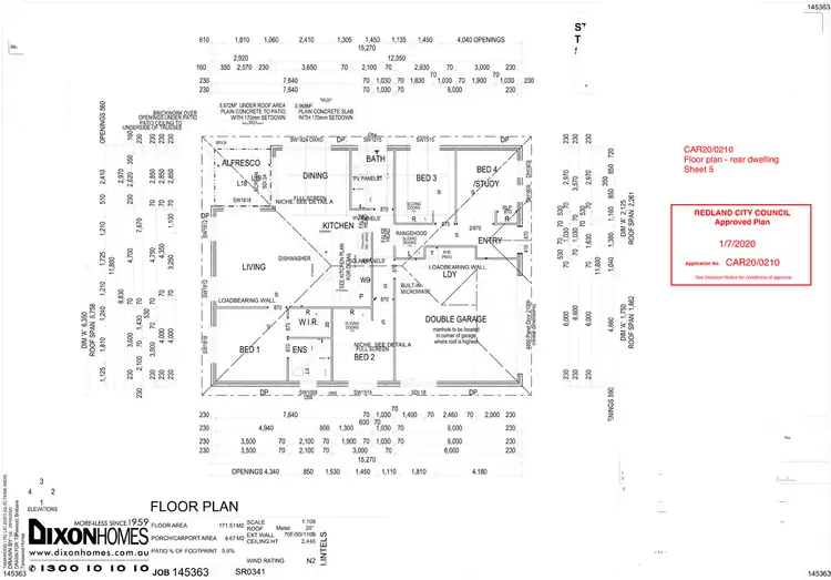 Floorplan of Homely house listing, 50 Larbonya Crescent, Capalaba QLD 4157