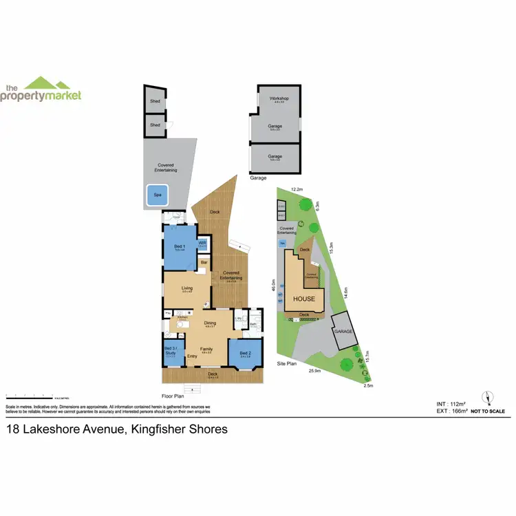 Floorplan of Homely house listing, 18 Lakeshore Avenue, Kingfisher Shores NSW 2259