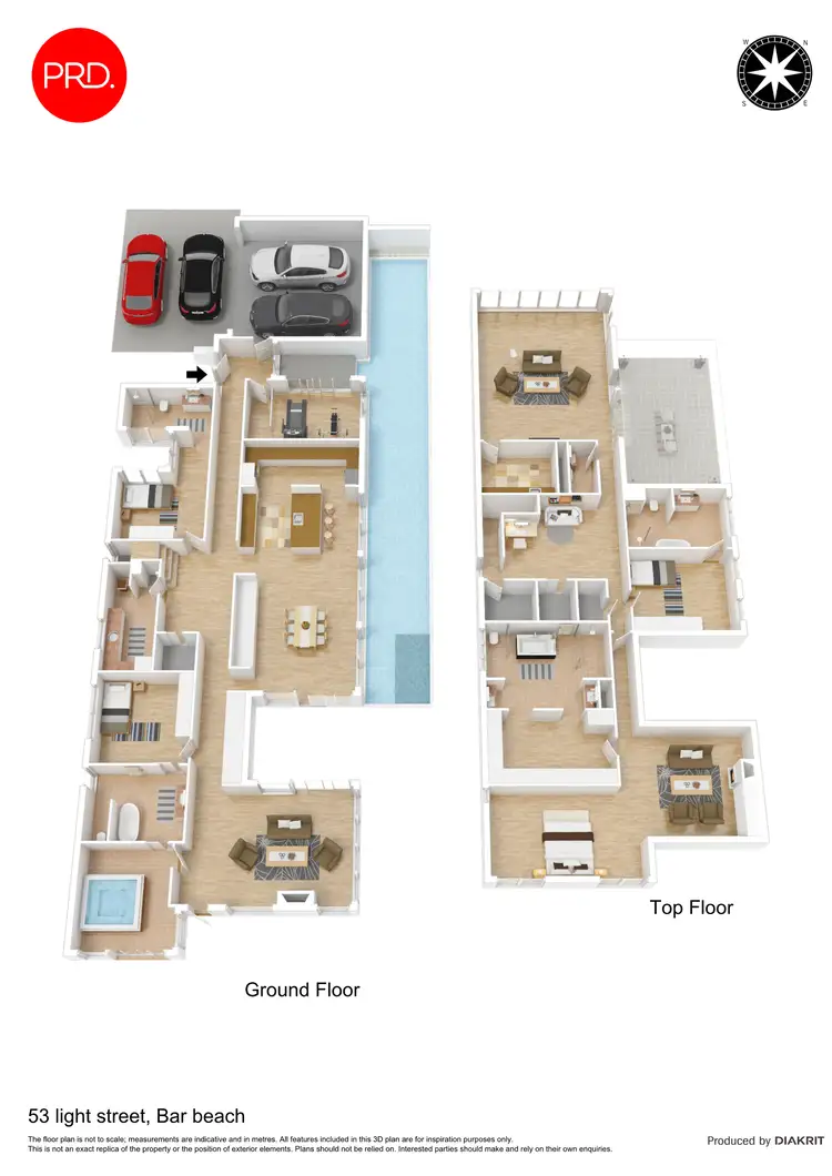 Floorplan of Homely house listing, 53 Light Street, Bar Beach NSW 2300