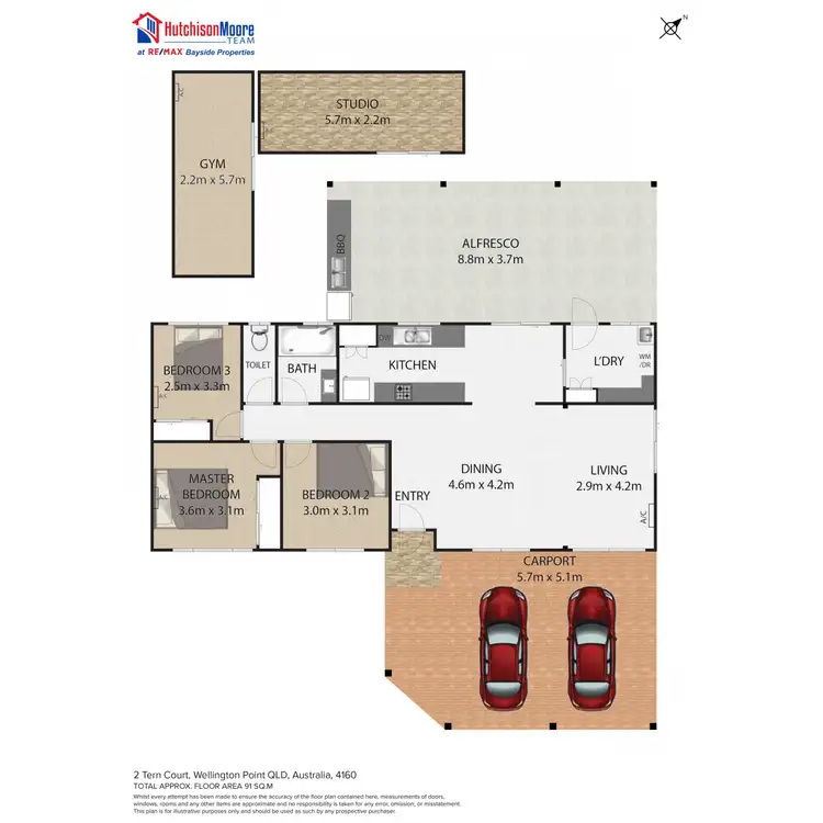 Floorplan of Homely house listing, 2 Tern Court, Wellington Point QLD 4160