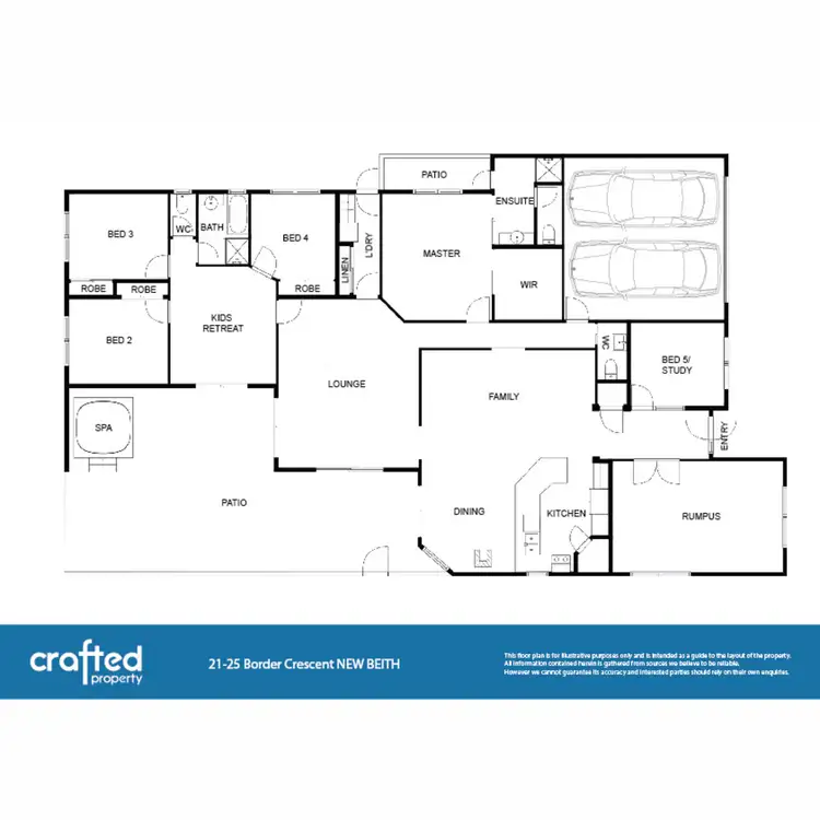 Floorplan of Homely rural property listing, 21-25 Border Crescent, New Beith QLD 4124