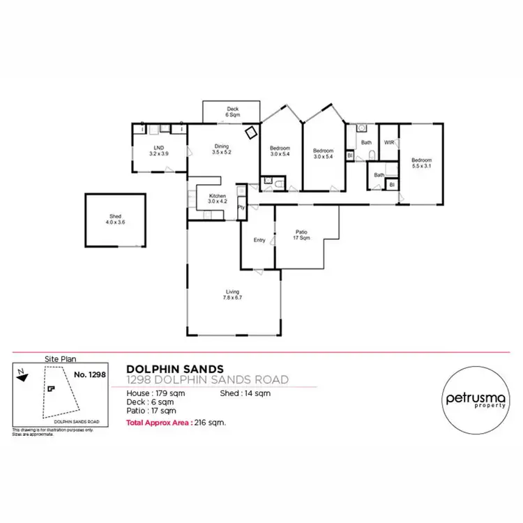Floorplan of Homely house listing, 1298 Dolphin Sands Road, Dolphin Sands TAS 7190