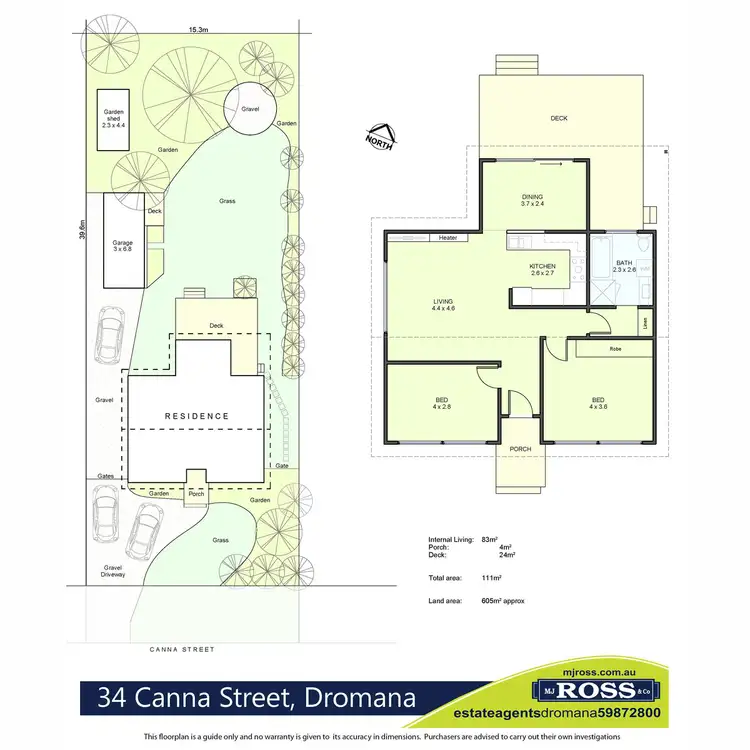 Floorplan of Homely house listing, 34 Canna Street, Dromana VIC 3936