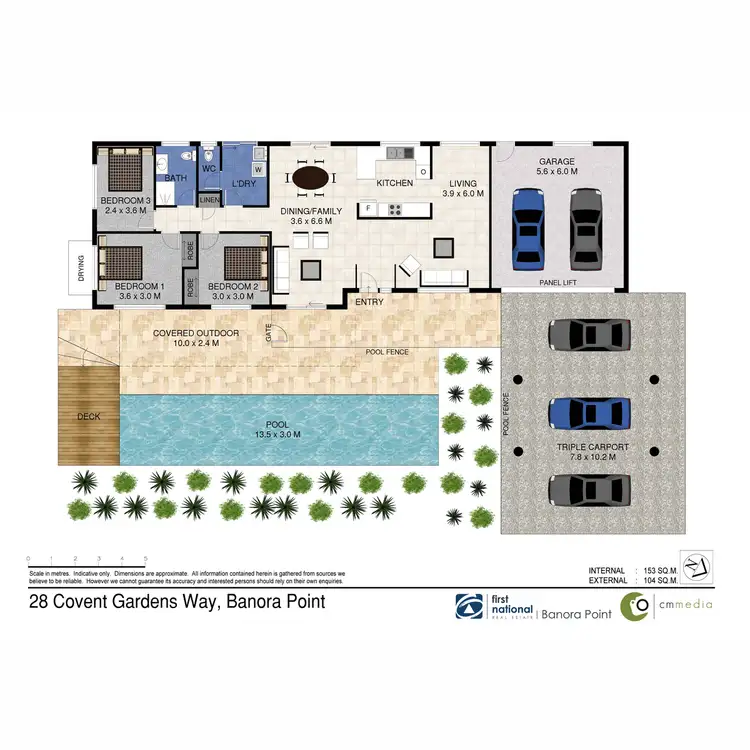 Floorplan of Homely house listing, 28 covent Gardens Way, Banora Point NSW 2486