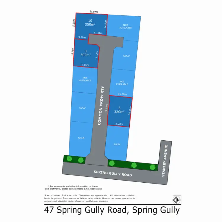 Floorplan of Homely land listing, LOT 8, 47 Spring Gully Road, Spring Gully VIC 3550