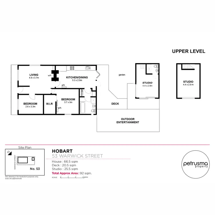 Floorplan of Homely house listing, 53 Warwick Street, Hobart TAS 7000