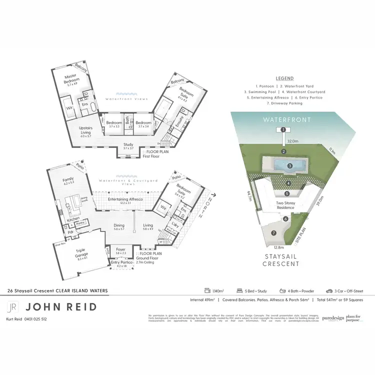 Floorplan of Homely house listing, 26 Staysail Crescent, Clear Island Waters QLD 4226