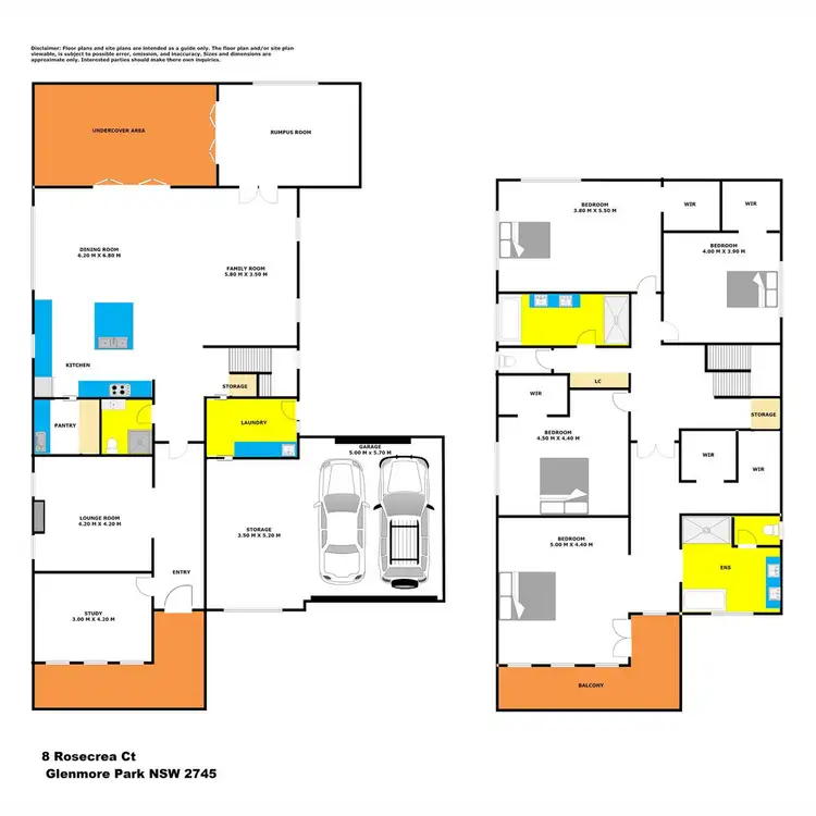 Floorplan of Homely house listing, 8 Rosecrea Court, Glenmore Park NSW 2745