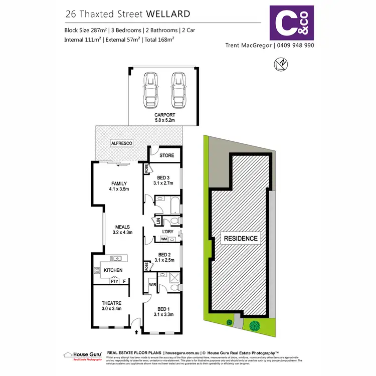 Floorplan of Homely house listing, 26 Thaxted Street, Wellard WA 6170