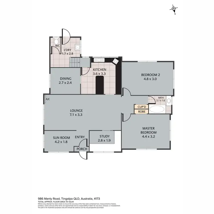 Floorplan of Homely house listing, 986 Manly Road, Tingalpa QLD 4173