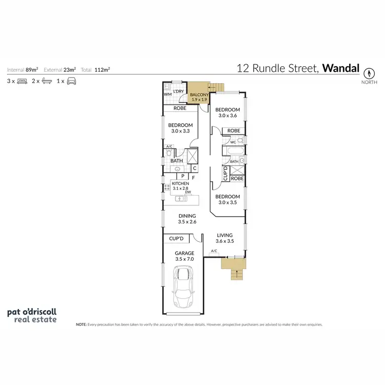 Floorplan of Homely house listing, 12 Rundle Street, Wandal QLD 4700
