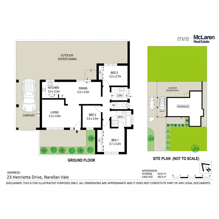 Floorplan of Homely house listing, 23 Henrietta Drive, Narellan Vale NSW 2567