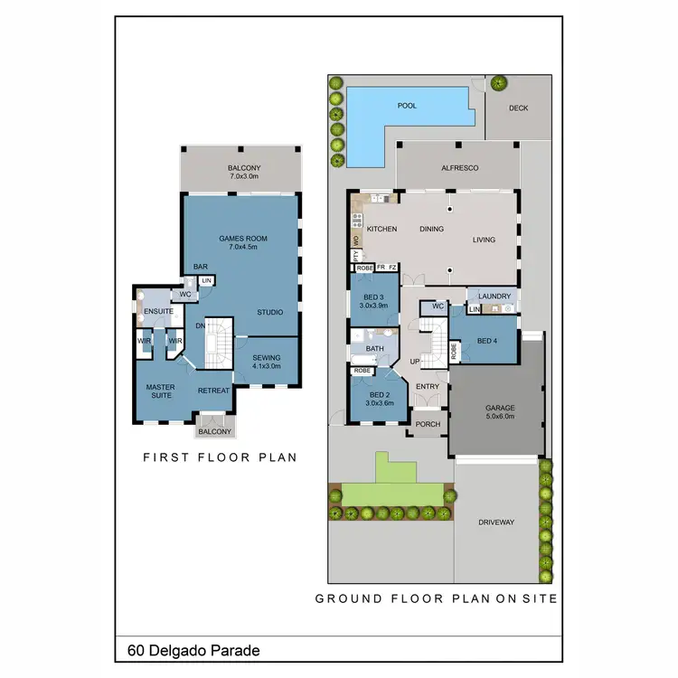 Floorplan of Homely house listing, 60 Delgado Parade, Iluka WA 6028