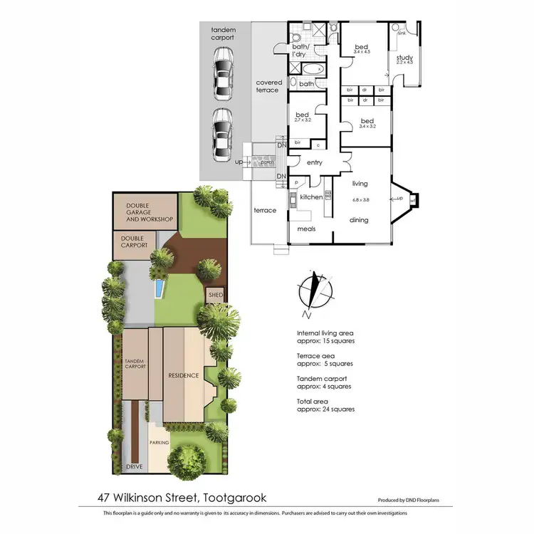 Floorplan of Homely house listing, 47 Wilkinson Street, Tootgarook VIC 3941