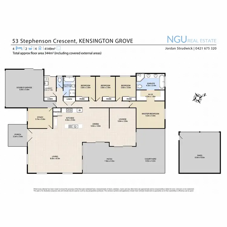 Floorplan of Homely house listing, 53 Stephenson Crescent, Kensington Grove QLD 4341