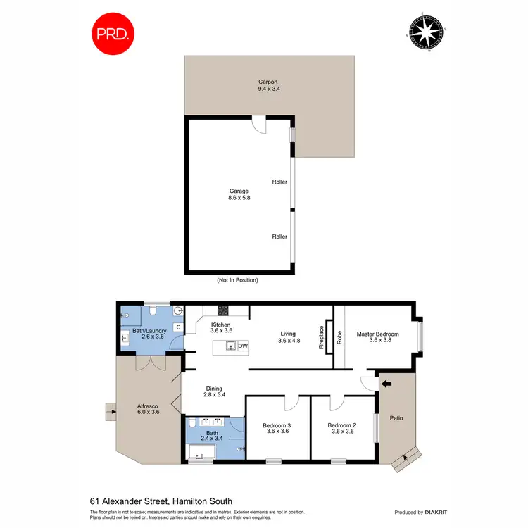 Floorplan of Homely house listing, 61 Alexander Street, Hamilton South NSW 2303
