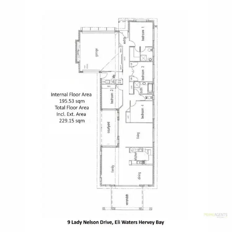Floorplan of Homely house listing, 9 Lady Nelson Drive, Eli Waters QLD 4655