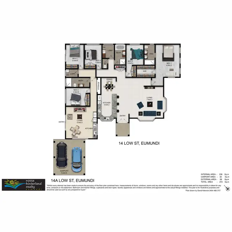 Floorplan of Homely house listing, 14 Low Street, Eumundi QLD 4562