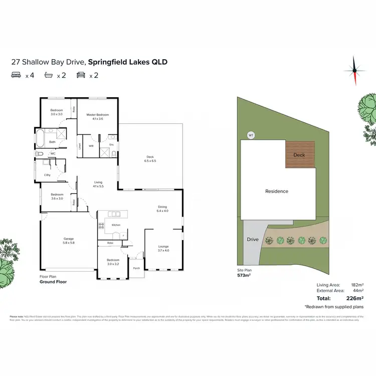 Floorplan of Homely house listing, 27 Shallow Bay Drive, Springfield Lakes QLD 4300