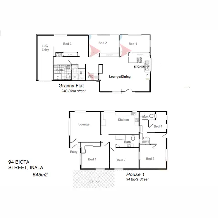 Floorplan of Homely house listing, 94 Biota Street, Inala QLD 4077