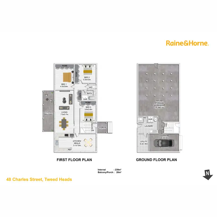 Floorplan of Homely house listing, 48 Charles Street, Tweed Heads NSW 2485