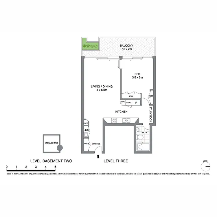 Floorplan of Homely apartment listing, 303/31 Barangaroo Avenue, Barangaroo NSW 2000