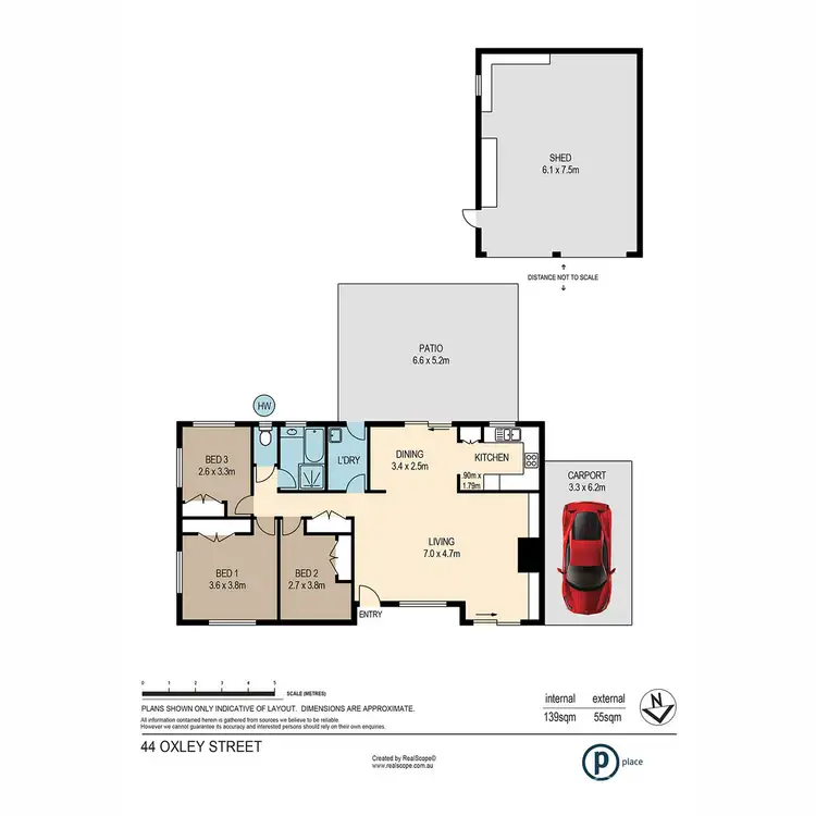 Floorplan of Homely house listing, 44 Oxley Street, Capalaba QLD 4157