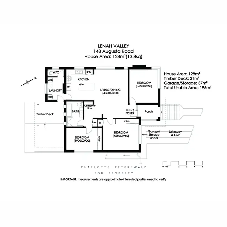 Floorplan of Homely house listing, 148 Augusta Road, Lenah Valley TAS 7008