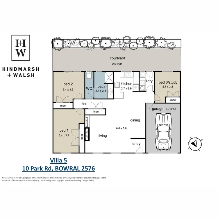 Floorplan of Homely villa listing, 5/10 Park Road, Bowral NSW 2576