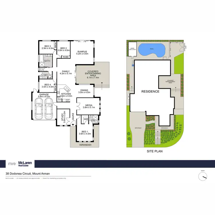 Floorplan of Homely house listing, 38 Dodonea Circuit, Mount Annan NSW 2567