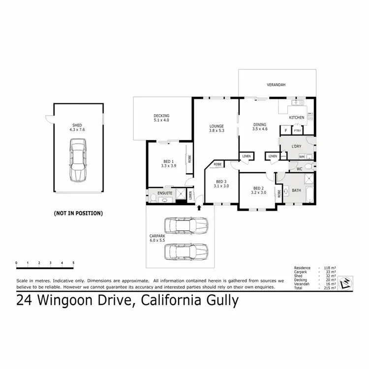 Floorplan of Homely house listing, 24 Wingoon Drive, California Gully VIC 3556