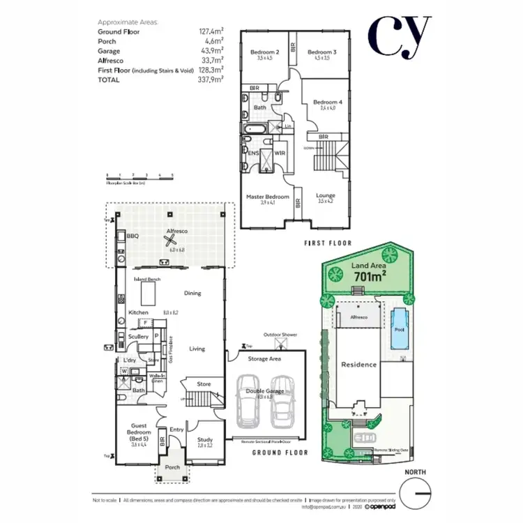 Floorplan of Homely house listing, 129 Brookdale Street, Floreat WA 6014