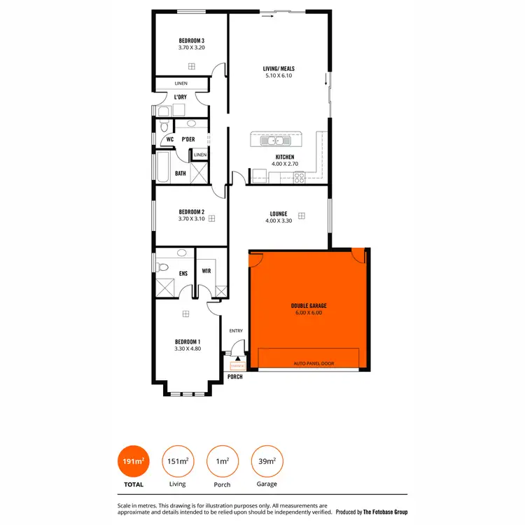 Floorplan of Homely house listing, 26 Orchard Lane, Direk SA 5110