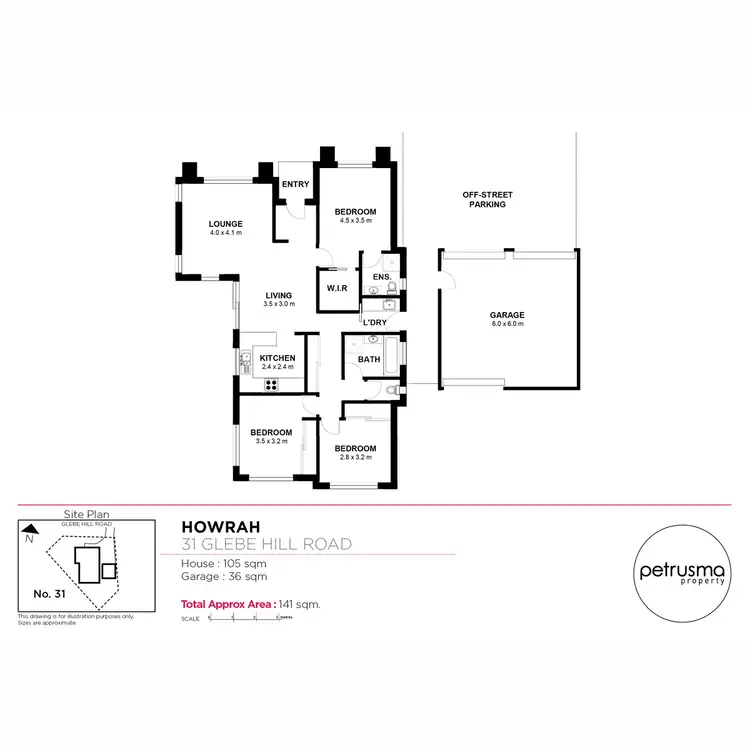 Floorplan of Homely house listing, 31 Glebe Hill Road, Howrah TAS 7018
