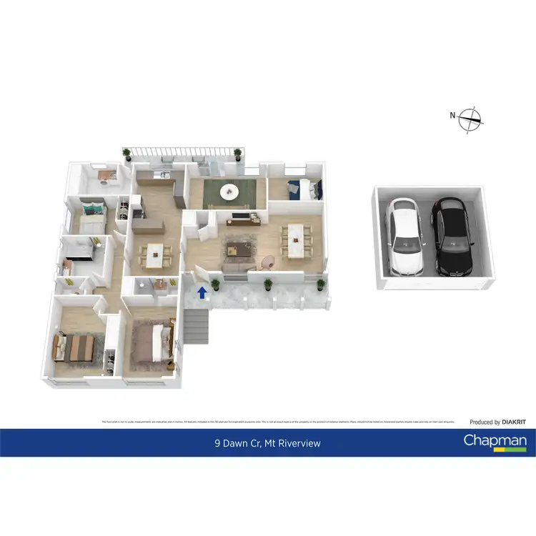 Floorplan of Homely house listing, 9 Dawn Crescent, Mount Riverview NSW 2774